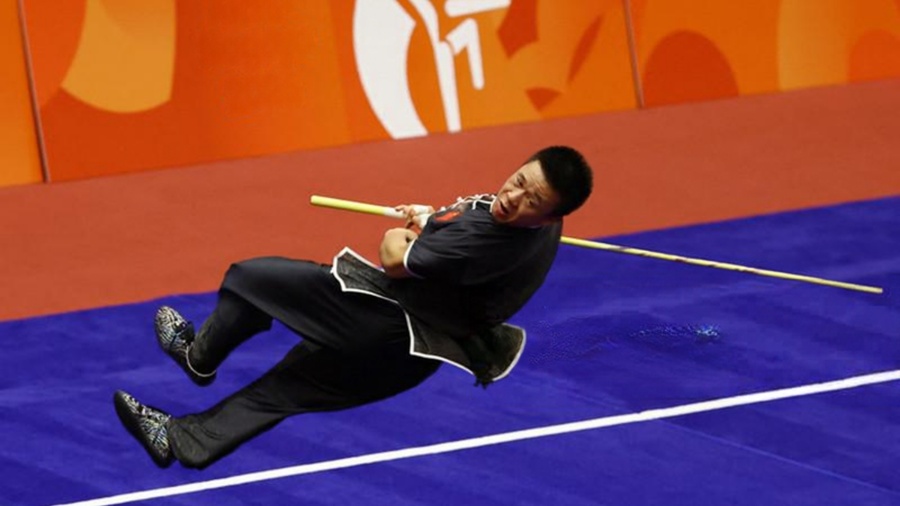 Gao strikes wushu gold in Nagoya as veteran Lee shines