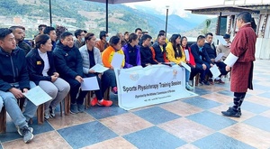 Bhutan NOC Athletes’ Commission holds Sports Physiotherapy Training Session