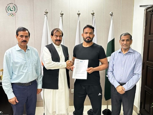 POA Athletes Commission Chair Muhammad Inam awarded Olympic Scholarship