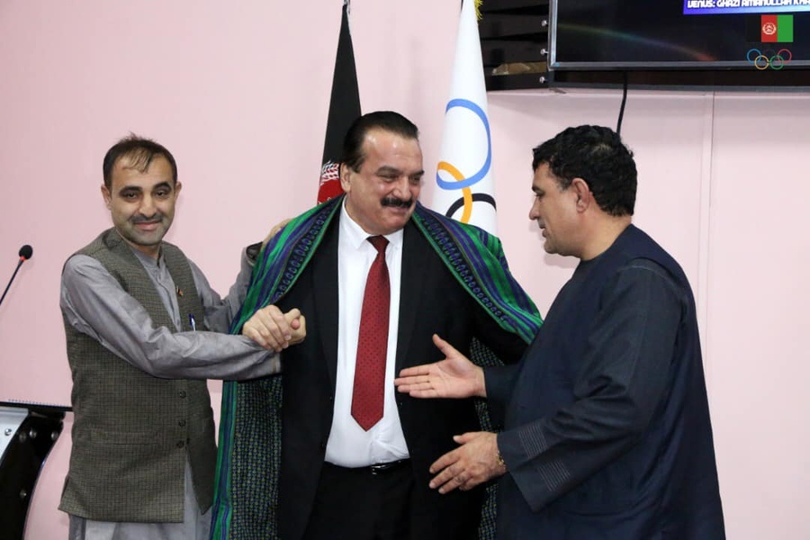 Afghanistan NOC President Dr Hafizullah Wali Rahimi . © centre