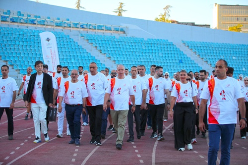Jordan NOC President Prince Faisal walks 800m in Aichi-Nagoya Asian Games Fun Run