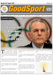 NOC Sri Lanka’s Good Sport bulletin reflects on presidency of Jacques Rogge