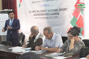 Tajikistan NOC holds Olympic Solidarity Course for sport administrators