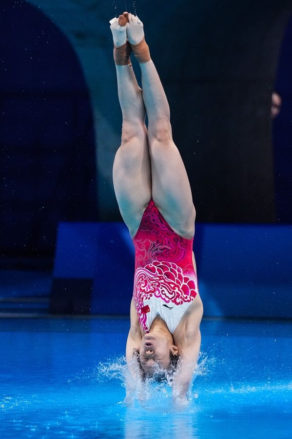 Shi Tingmao wins her second gold medal of Tokyo 2020. © Sports China