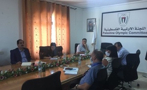 Palestine NOC discusses joint cooperation with United Nations Development Programme