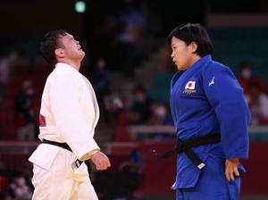 Japan takes judo gold tally to eight on penultimate day