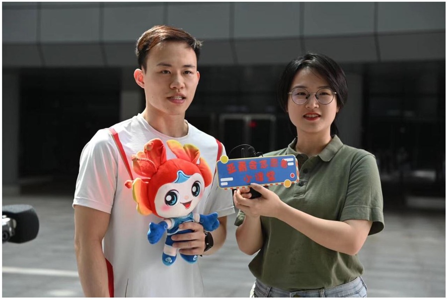 Xie Siyi, a Shaannt-born diving champion at the Tokyo Olympics, has been appointed as the Image Ambassador of the Games.