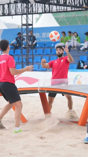 Three straight wins carry Lebanon into teqball semifinals