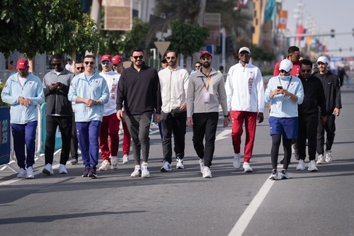 Qatar NOC President Sheikh Joaan presides over Half Marathon and National Sports Day
