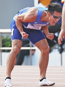 Chinese Taipei sprinter Yang loves life in the fast lane