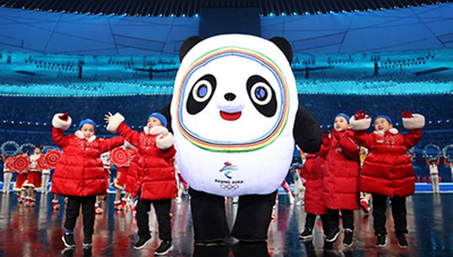 Opening ceremony rehearsals at the Bird’s Nest Stadium. (Photo: beijing2022.cn)