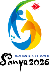 <div>
<p>In addition to the sun image of OCA&rsquo;s emblem, the emblem for the 6th Asia Beach Games overlays blue, green, yellow and orange color-blocks into the number "6" and makes up the image of coconut tree, an athlete and a deer( symbol of Sanya City), implying the artistic conception of ocean, beach, sport, green leaves and Luhuitou&rsquo;s legend( A famous scenic spot in Sanya).</p>
<p>The visual image not only reflects the beautiful legend of Sanya, but also the symbol of local natural environment. It is a humanistic visual symbol with high recognition and preference of local people and highlights the city image, spirit and cultural history of Sanya.</p>
<p>Blue stands for ocean and dream, yellow and orange stand for sunshine, beach, joy and enthusiasm, the jumping sport figure stands for optimism, bravery, passion and vitality. The combination of bright and transparent colors and flexible shapes reflects that the 2020 Asian Beach Games( Sanya) will be a happy, environmental-friendly and charming event.</p>
</div>
<div>&nbsp;</div>