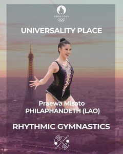 Lao gymnast receives Universality place for Paris 2024