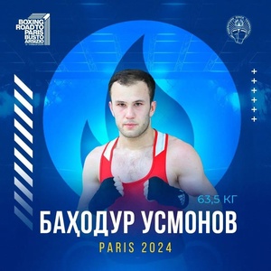 Tajik boxer Bakhodur Usmonov wins Paris 2024 Olympics quota