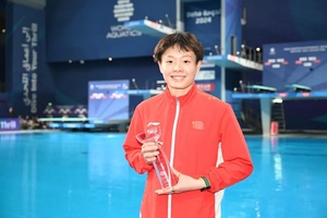 China’s Chen Yiwen named female diving athlete of the year by World Aquatics