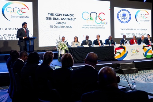 Sheikh Joaan attends CANOC General Assembly