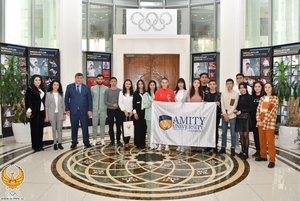 Students from Amity University in Tashkent visit Uzbekistan NOC headquarters