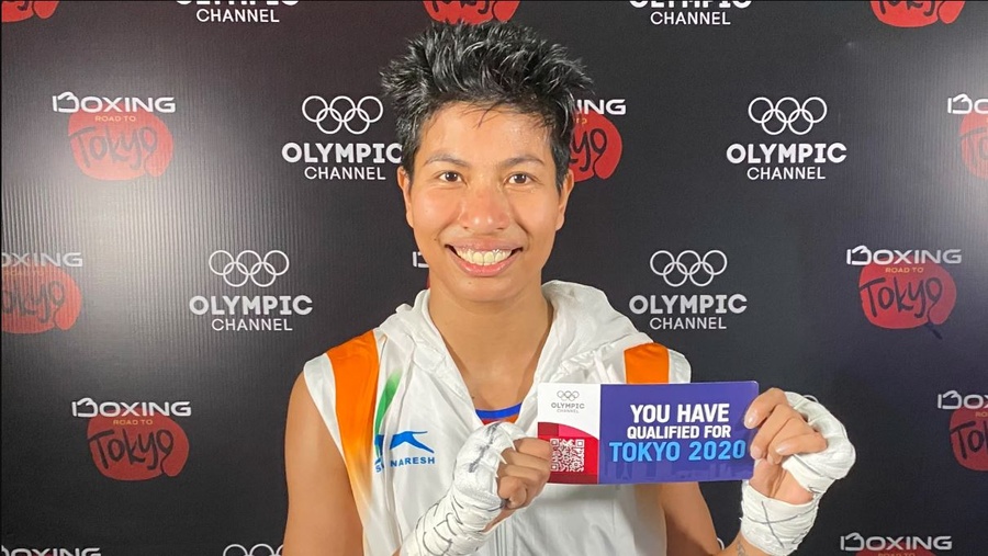 India's Lovlina Borgohain has qualified for Tokyo 2020 in the women's 69kg division. © Olympic Channel
