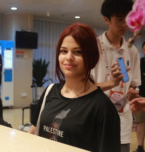 Palestinian grappler Malak Thaer inspired by wrestling online
