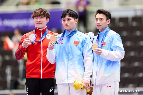 China’s s Lan edges Japan’s Kaneta to retain Asian Games rings crown