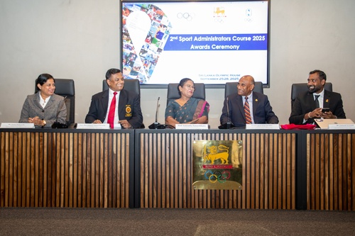 Sri Lanka NOC successfully holds 2nd Sports Administrators Course