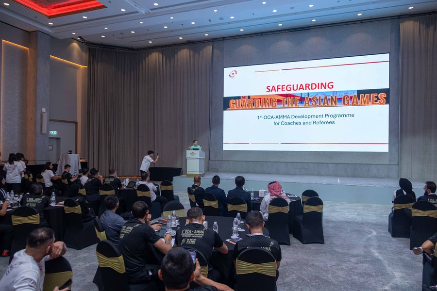 Safeguarding first lesson handed out to MMA participants in Bahrain programme