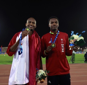Qatar’s high jump star Barshim shares gold medal with compatriot at Gulf Games