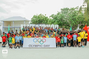 Maldives Olympic Committee celebrates Olympic Day 2023 at three different atolls