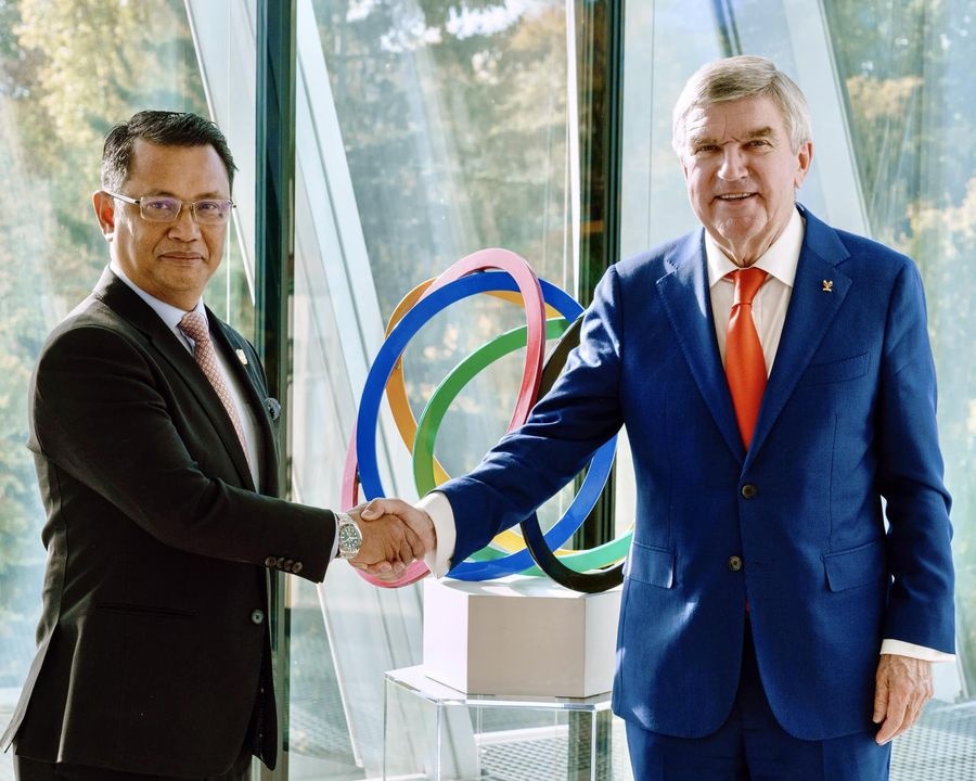 Malaysia NOC President visits IOC President in Lausanne