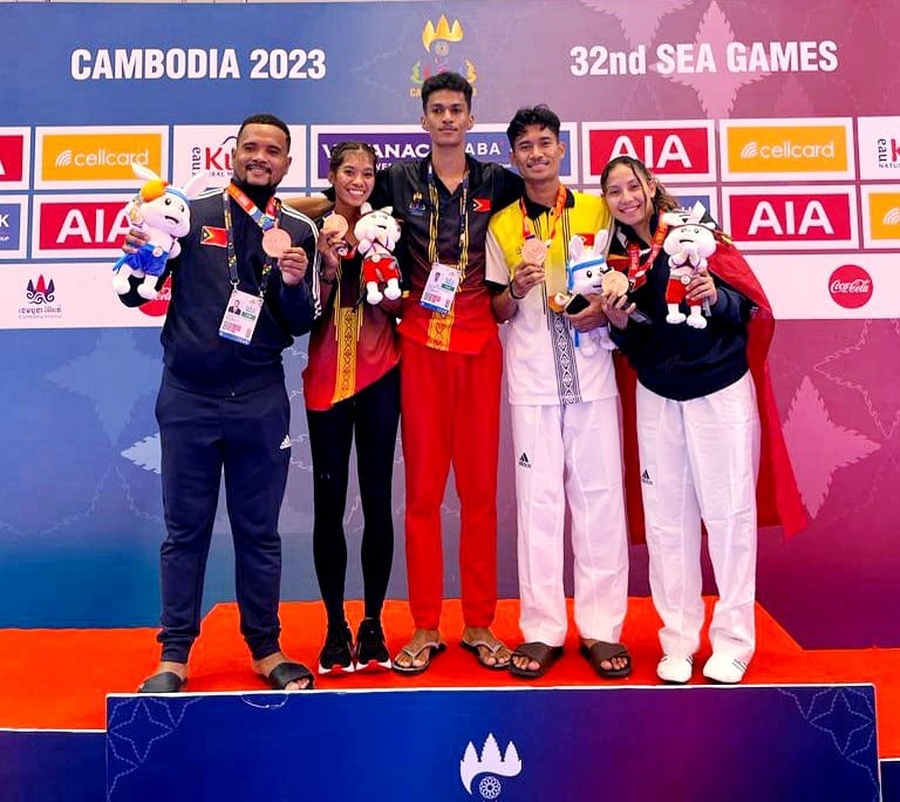 Timor Leste athletes have won eight bronze medals at the 32nd SEA Games (Photo: Laurentino Guterres)