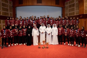 QOC President hails achievements of women’s team in GCC Games