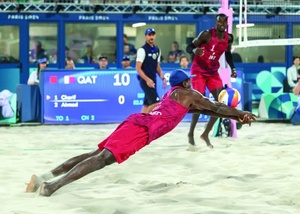 Qatar’s beach volleyball aces face top-ranked Swedes in semi-finals