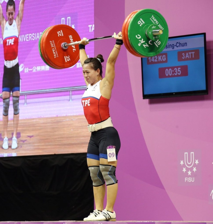 Asian Games 2018 champion Kuo Hsing-chun of Chinese Taipei is on course for her third consecutive Olympic Games appearance with 4,864 qualifying points at 59kg. She won the bronze at Rio 2016. © IWF