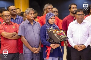 Maldivian teenager Fathimath Dheema Ali felicitated on return home from winning historic Olympic berth