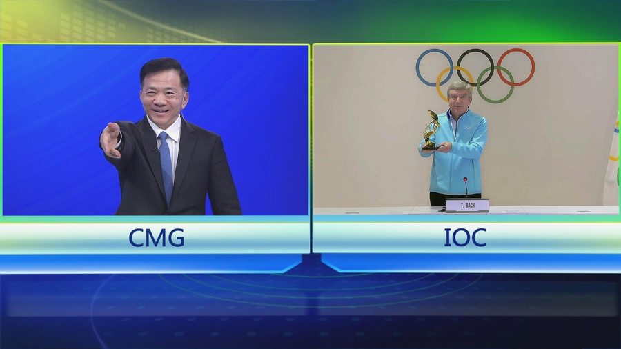 IOC President praises CMG broadcast coverage of Beijing 2022