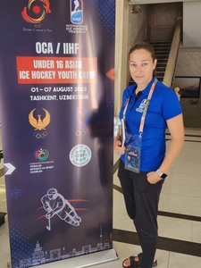 Canadian-born Nancy Constantin in the vanguard of ice hockey female umpires in Lebanon