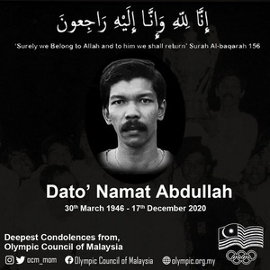 Malaysia NOC mourns Munich Olympics football legend Namat Abdullah