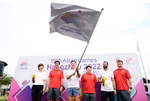 Singapore NOC introduces Chef de Mission at Asian Games Fun Run