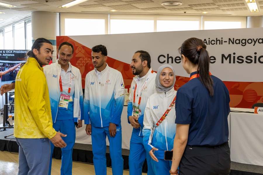 OCA Athletes Committee welcomes Refugee Team to Asian Games