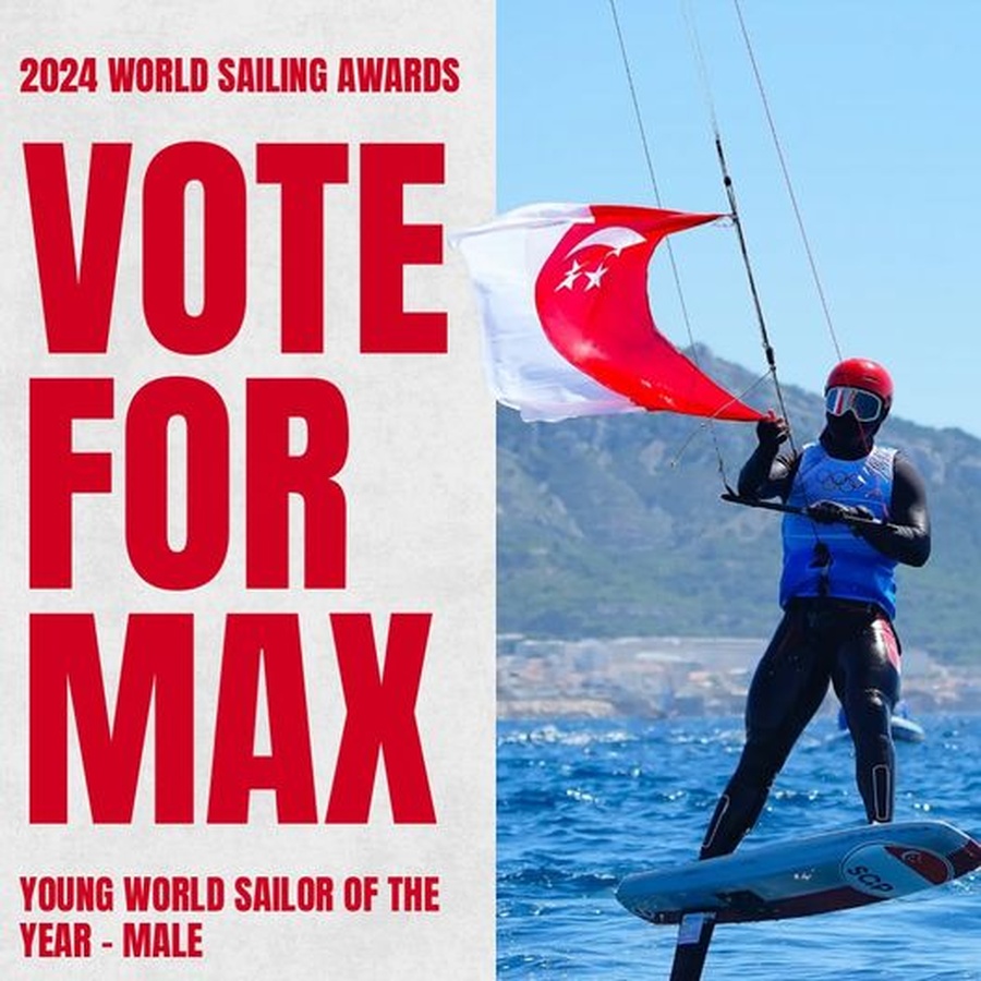 Singapore’s Olympic bronze medallist Maeder nominated for young world sailor of the year