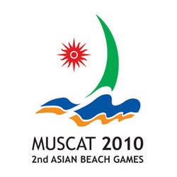 <div>
<p>Designed by Saleem Sakhi, renowned Omani artist, the Muscat 2010 logo represents the relationship between the Omani people and the sea. The sail reflects the connection of Oman to the rest of Asia by hosting the shining sun in Muscat and projects a healthy future for Asian sport aided by a ship carrying it to international sporting destinations. The strong high waves provide the logo with solidity, vitality, sustainability and challenges and represent the athletes competing in the Games. The waves touch the attractive Omani beaches and give a local natural dimension to the logo.&nbsp;</p>
</div>
<div>&nbsp;</div>