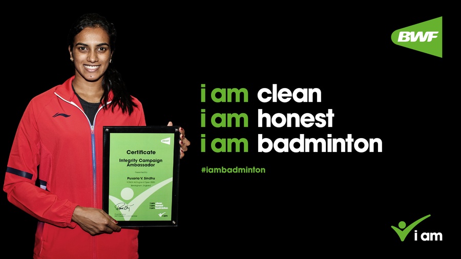 PV Sindhu has been an ambassador for the Badminton World Federation since April 2020. © BWF
