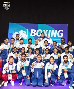 Boxing gold rush propels India into fourth place in Glasgow medal standings