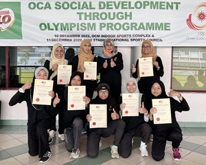 Malaysian students benefit from OCA’s Social Development Through Olympism programme