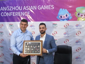 OCA, HAGOC, Tajikistan NOC hold press conference for Asian Games Fun Run