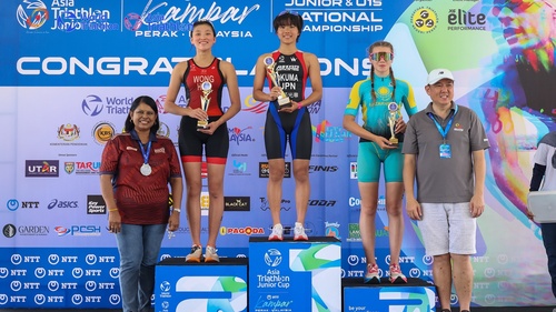 Japan’s Yukiho Okuma a proud flag bearer at OCA triathlon youth development camp