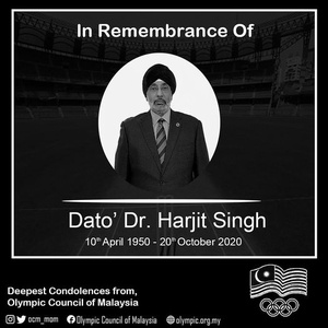 Malaysia NOC pays tribute to Hall of Fame cricketer Dato’ Dr Harjit Singh, 70