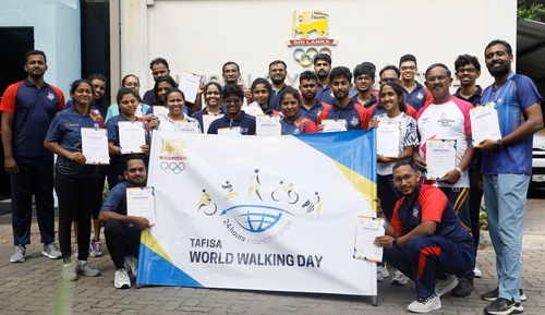 Sri Lanka NOC marks TAFISA World Walking Day with series of fitness events