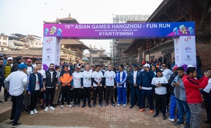 Nepal joins Asian Games Fun Run festivities