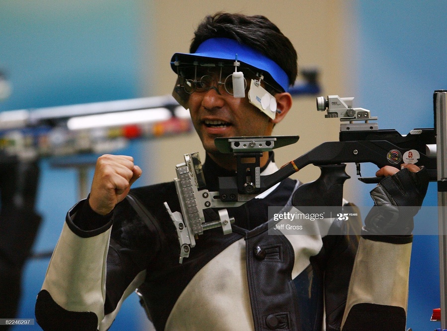 India's only individual Olympic gold medallist Abhinav Bindra. He won gold at the 2008 Beijing Games. © Getty Images